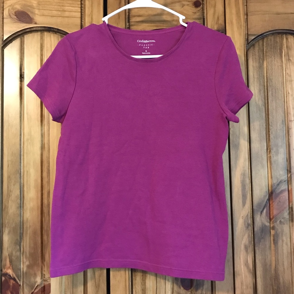 Women’s Croft&Barrow classic tee size S